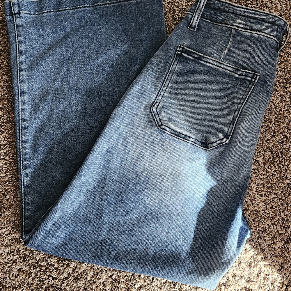 KanCan Light Blue Flare & Wide Leg Jeans - Picture 3 of 3